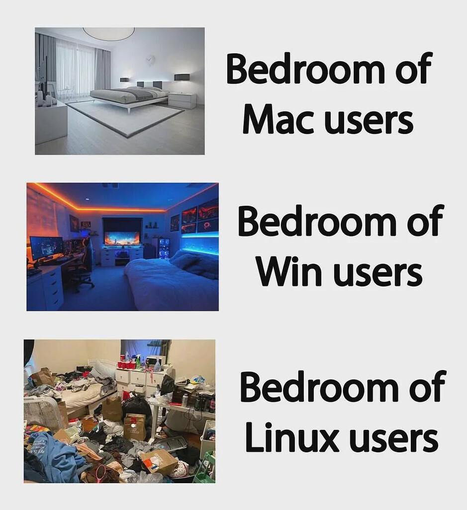 搞硬件搞的,卧室 | 一张meme - 搞七捻三 - LINUX DO