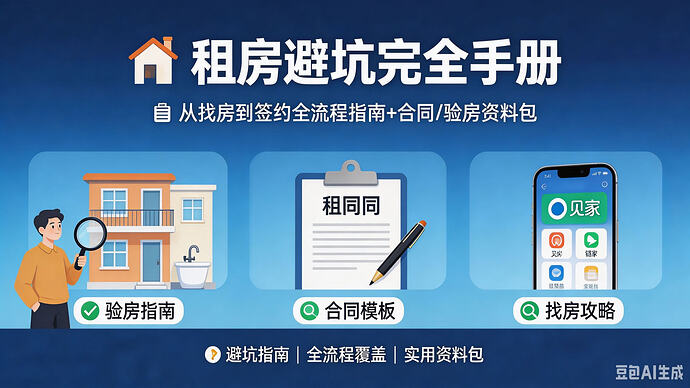 租房避坑宝典：全方位指南与实用资料 - T4Fan 网盘资源