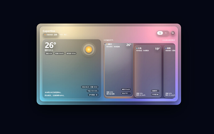 windsurf next 3个新模型的天气卡片测试 - 搞七捻三 - LINUX DO