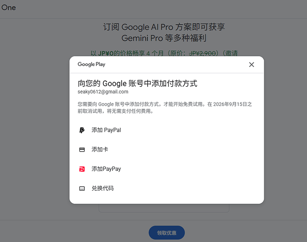 google AIpro优惠4个月