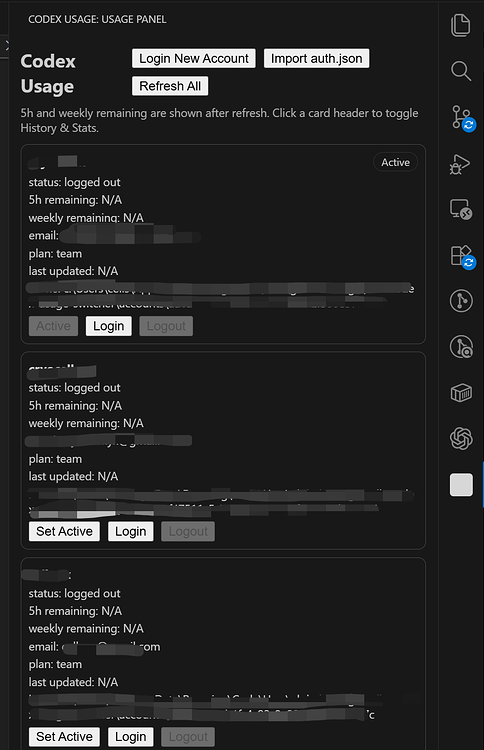 分享一个自己 vibe 的 Codex 切号小工具，还能顺带迁移会话 - 搞七捻三 - LINUX DO