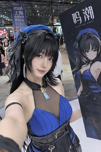 鸣潮秧秧中国cosplay自拍在上海漫展duct-tape-3