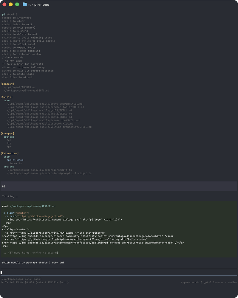 【最强AI Agent】 π 使用教程 - 开发调优 - LINUX DO