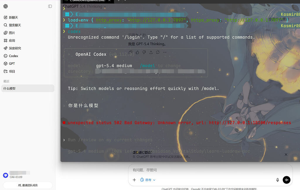 codex的网络你放过我吧 - 搞七捻三 - LINUX DO