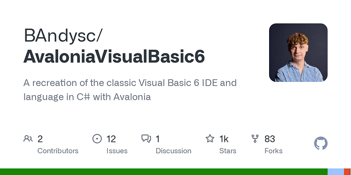梦回1998，用C#重现经典的 Visual Basic 6 IDE，开源跨平台 - 资源荟萃 - LINUX DO
