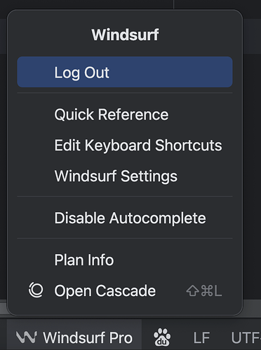 windsurf怎麼登出 ide - 开发调优 - LINUX DO