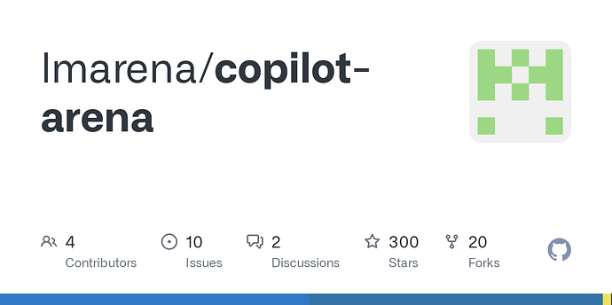 适于VSCode及衍生品 AI 补全插件 - copilot-arena - 资源荟萃 - LINUX DO