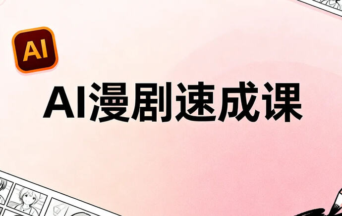 零基础7天AI漫剧速成课,轻松实现漫剧账号稳定变现
