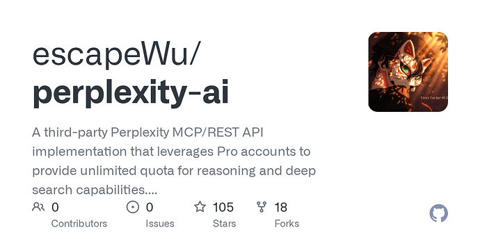 perplexity mcp/oai server ，pro号池实现高额 ai search - 开发调优 - LINUX DO