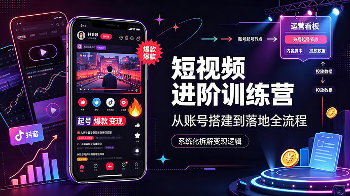 抖音短视频进阶训练营