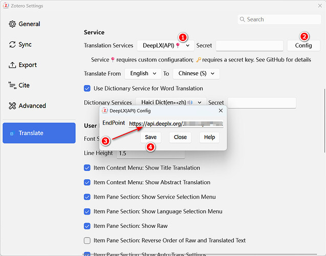 [教程] DeepLX API + Zotero 翻译插件高效阅读文献 - 资源荟萃 - LINUX DO