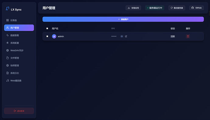 用户管理