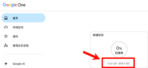 Google AI Pro 的存储容量从 2TB 扩展到 5TB — 无需额外费用 - #25，来自 cheryH - 前沿快讯 - LINUX DO