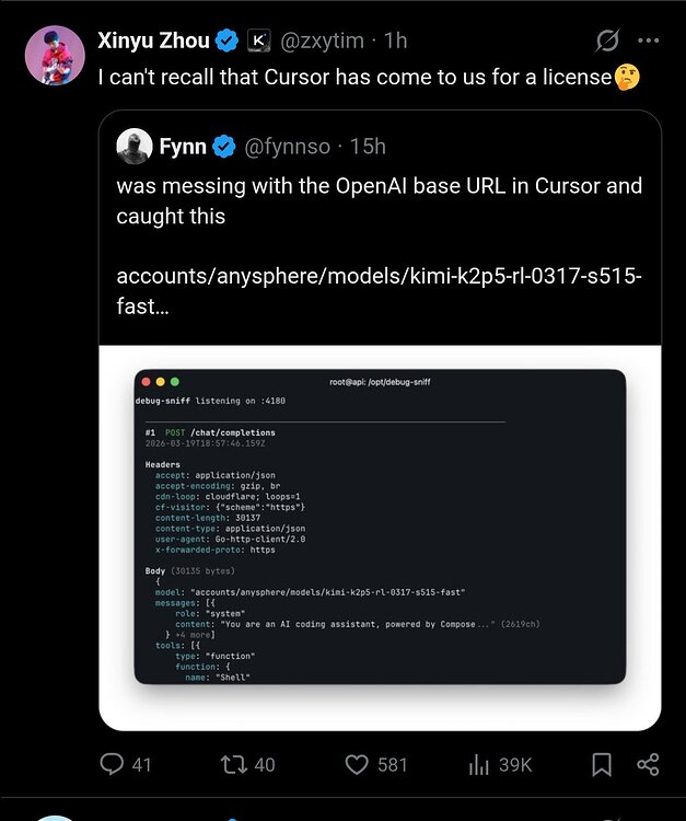 大家看到cursor那个模型的新闻了吗 - 前沿快讯 - LINUX DO