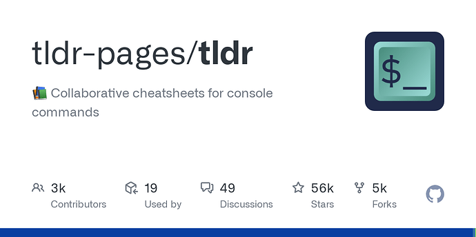tldr - 简洁的linux命令手册 - 资源荟萃 - LINUX DO