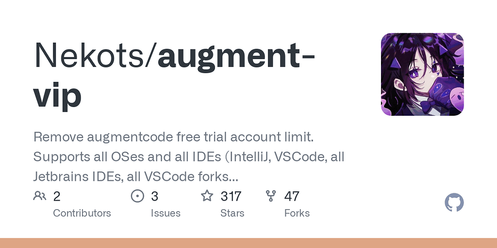 augment 【trial 封号】 - 开发调优 - LINUX DO