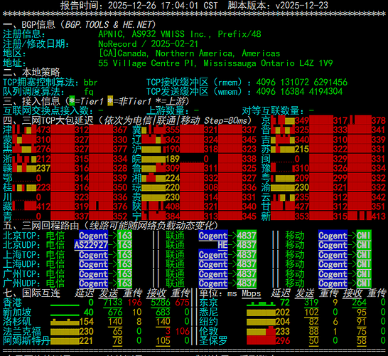 VMISS 全产品测评：平价优化线路商家 - 开发调优 - LINUX DO
