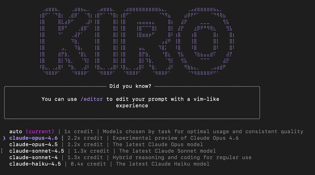 首发！KIRO IDE & KIRO CLI 已上架 Claude Opus 4.6 新模型！与 Opus 4.5 同价！ - 前沿快讯 ...