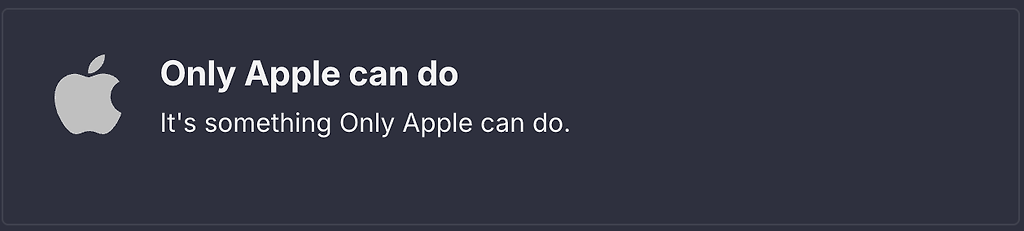 这下真的 Only Apple Can Do 了 - 第 137 页 - 运营反馈 - LINUX DO
