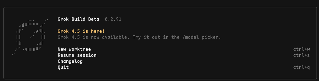 grok build 已上线grok4.5 核弹.....瘫坐... - 前沿快讯 - LINUX DO