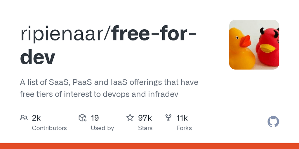免费软件（SaaS、PaaS、IaaS 等） 和免费产品的汇总网站，得有1000+款，TMD全了 - 开发调优 - LINUX DO