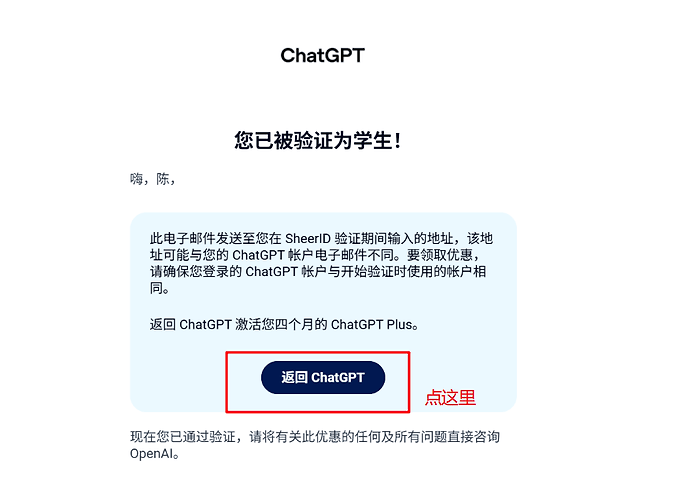 SheerID 认证结果截图 2