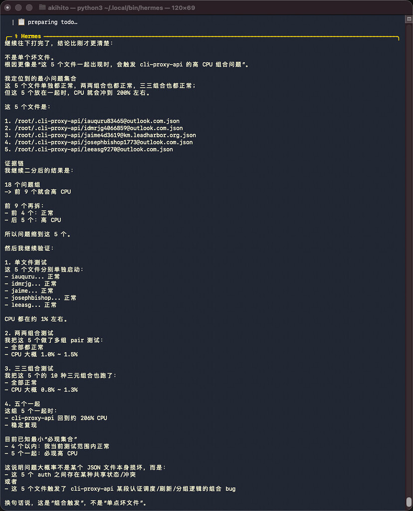 CPA出现隐藏bug，hermes助我解决问题。 - 开发调优 - LINUX DO