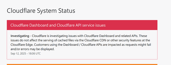 cloudflare又炸了？ - 搞七捻三 - LINUX DO