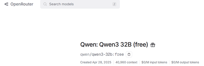 慢讯：Openrouter有免费的Qwen3了 - 前沿快讯 - LINUX DO