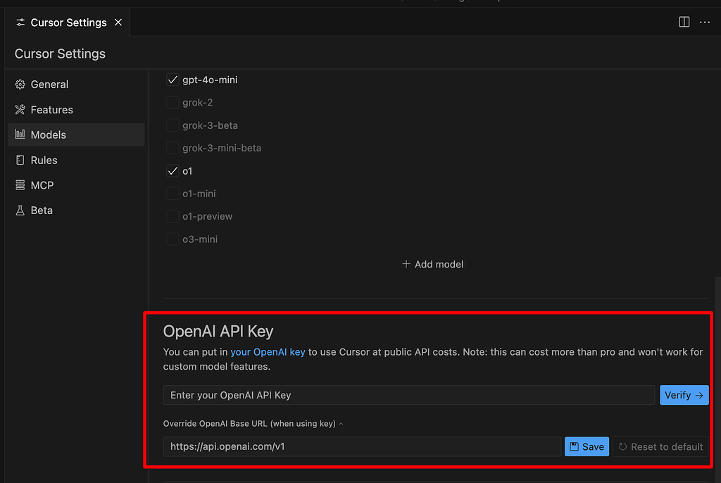 cursor支持自定义openai api了？ - 开发调优 - LINUX DO