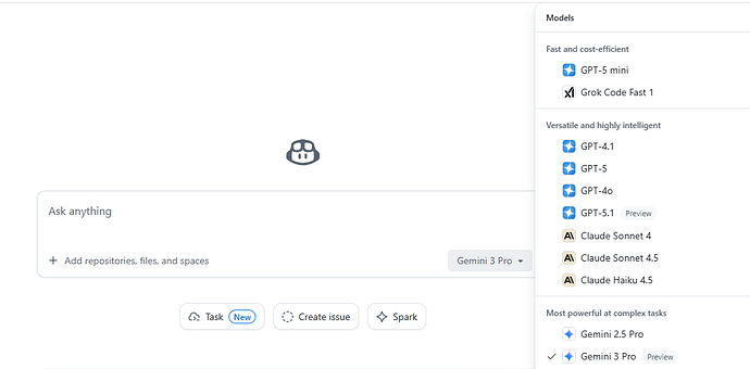 慢讯：Github Copilot 支持 Gemini 3 Pro - 搞七捻三 - LINUX DO