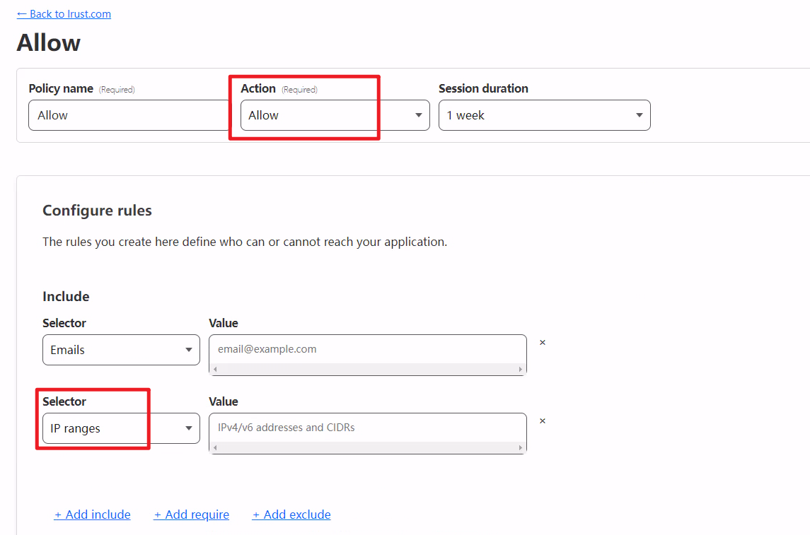 Cloudflare Access 如何配置策略指定IP不需要验证即可访问? - 开发调优 - LINUX DO