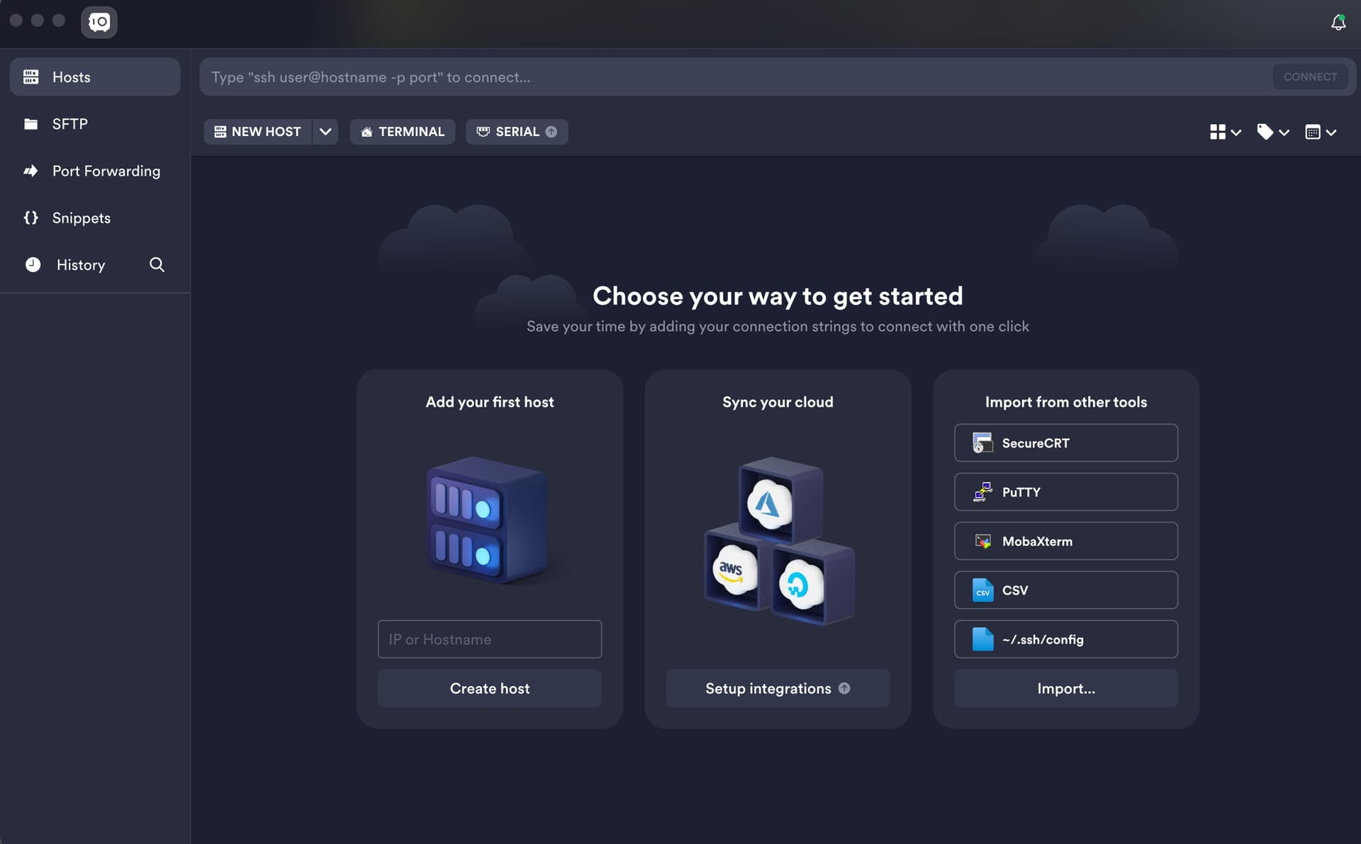 Termius Beta(Mac版) 跳过强制登录 - 资源荟萃 - LINUX DO