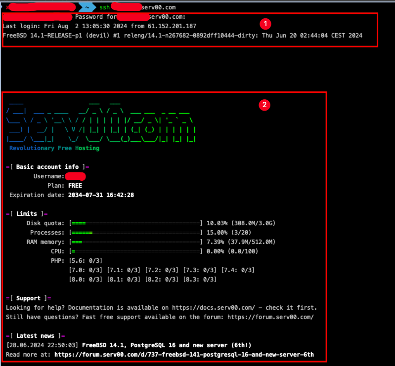 关于serv00服务器ssh连接速度问题 - 开发调优 - LINUX DO