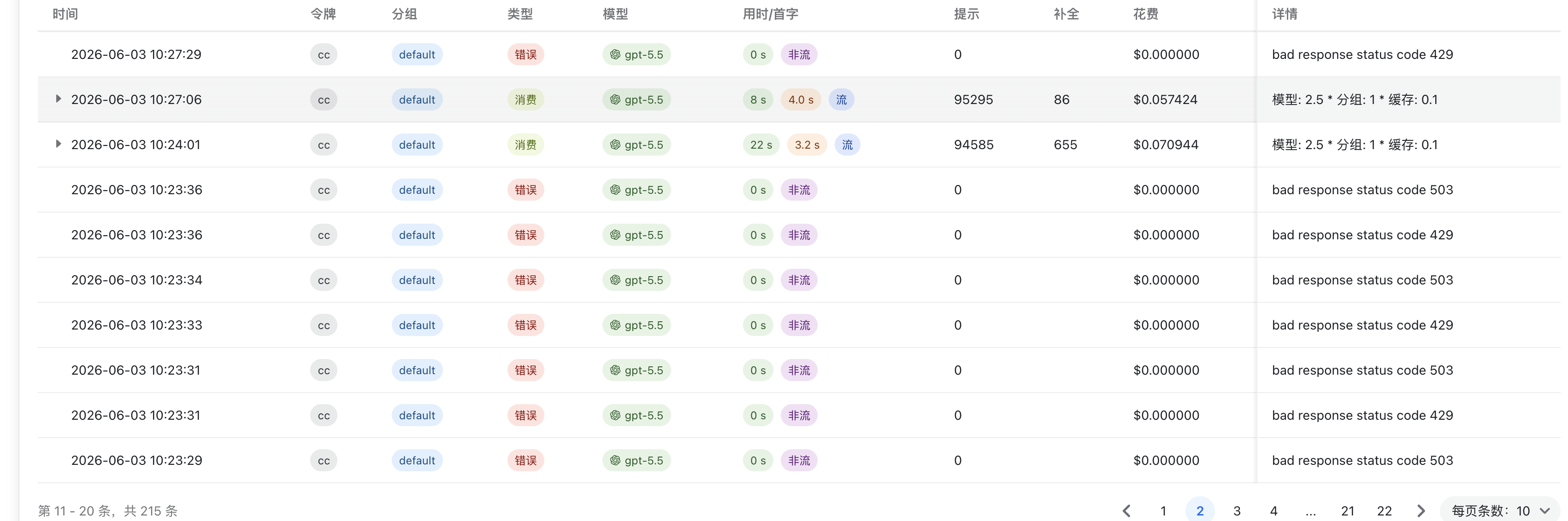 any 调用太多503和429了吧 - 开发调优 - LINUX DO