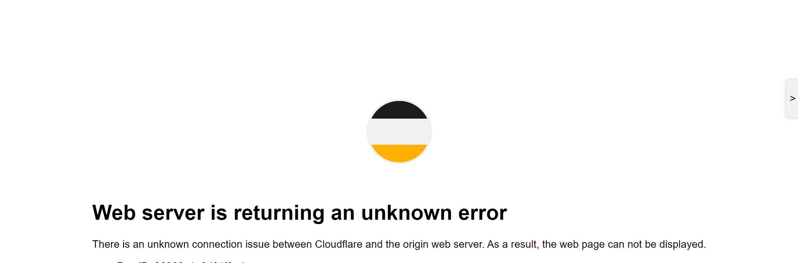 Web server is returning an unknown error - 开发调优 - LINUX DO