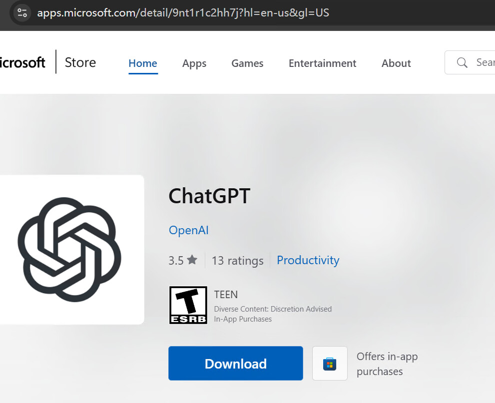OPENAI 发布 ChatGPT for Windows 应用 - #26，来自 evil - 前沿快讯 - LINUX DO