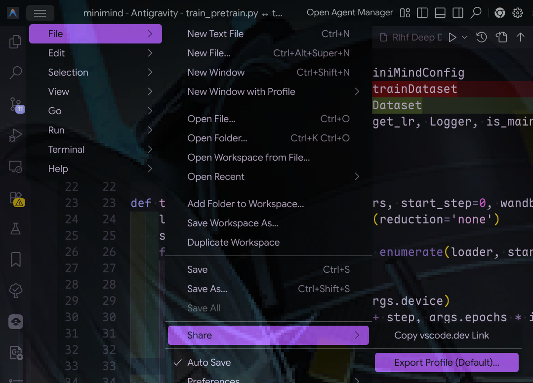 antigravity导入vscode配置指南 - #18，来自 Camelia - 开发调优 - LINUX DO