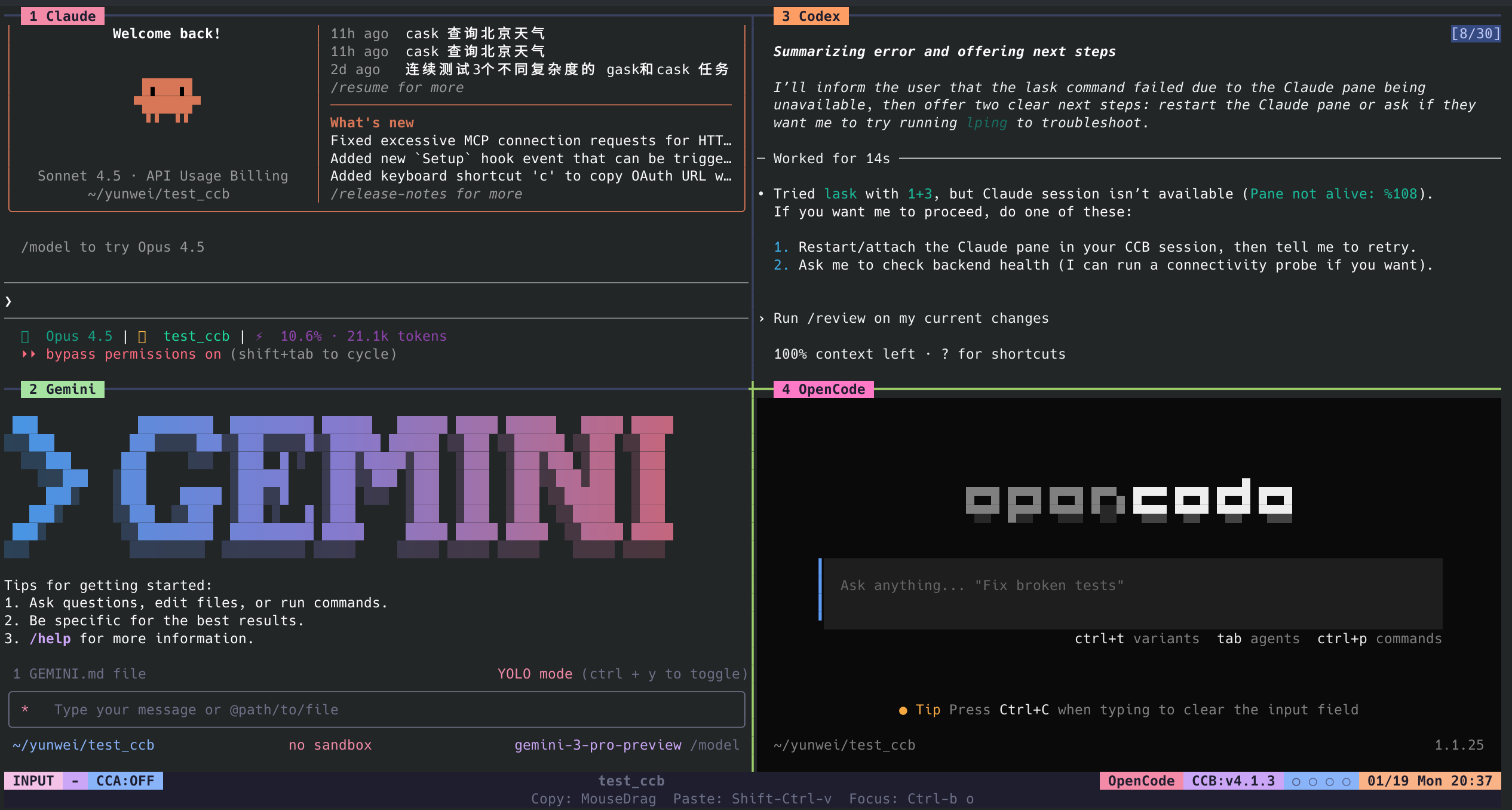 [ccb 5.0] 来袭， codex翻身做主人!!!1.20日更新 - 开发调优 - LINUX DO