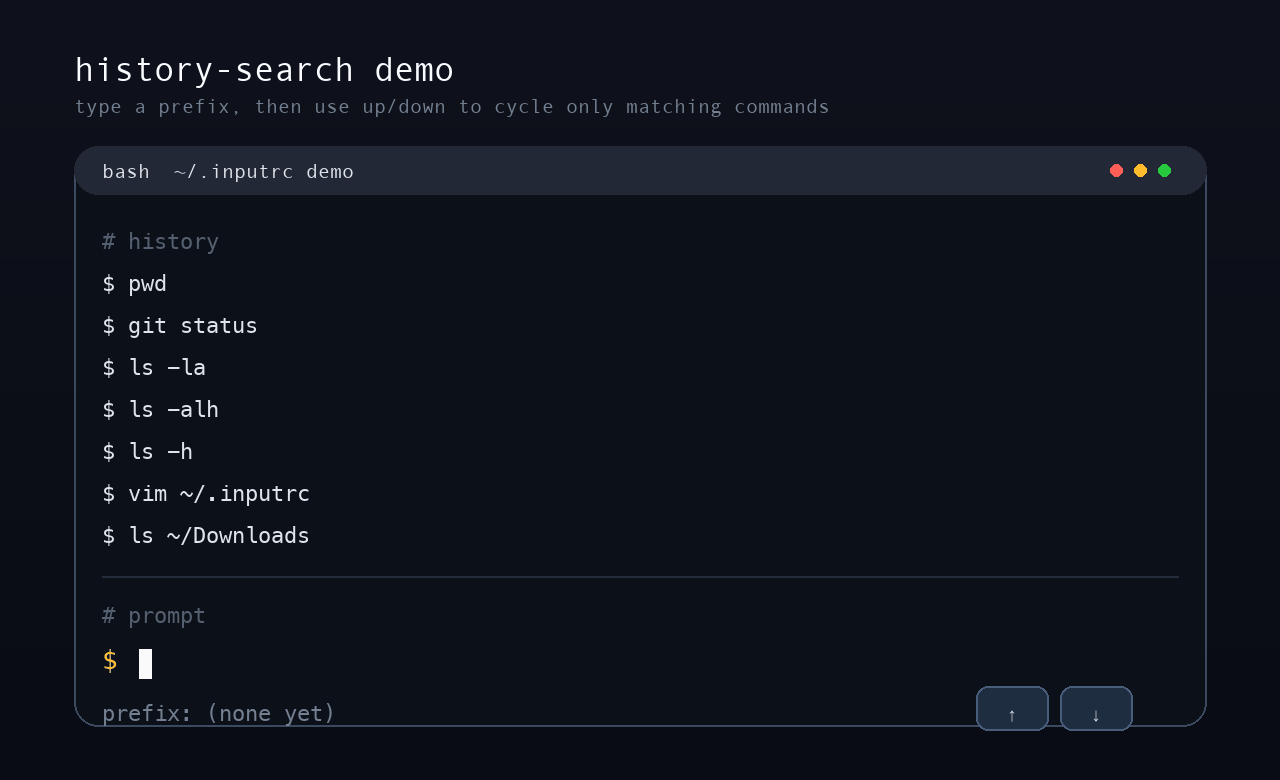 inputrc-prefix-search-live