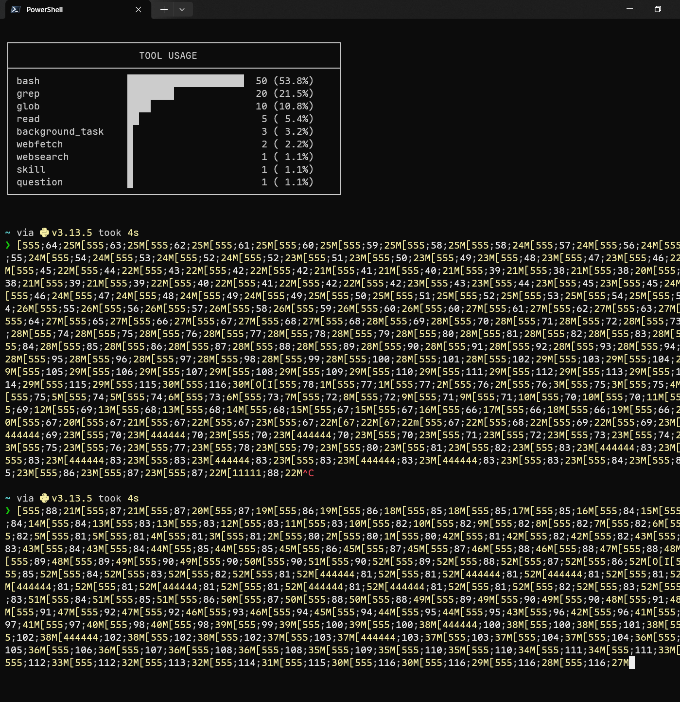 opencode 求助，退出使用后终端不停输出内容 - 开发调优 - LINUX DO