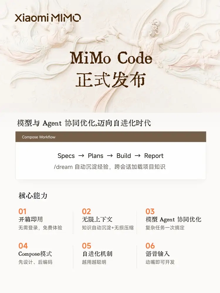【MiMo】MiMo Code 发布并开源 - 前沿快讯 - LINUX DO