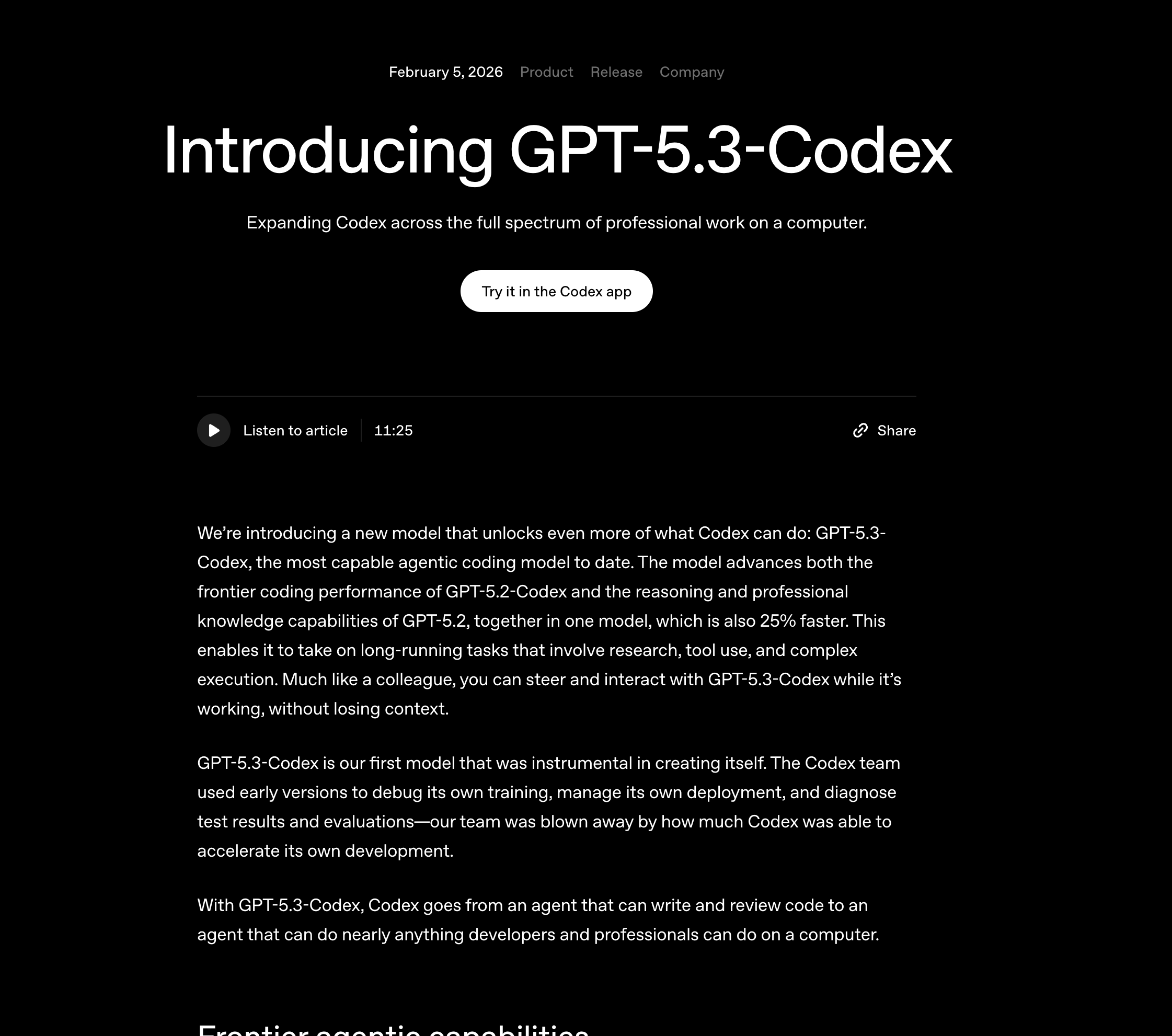 GPT-5.3-Codex 发布，但暂时安装不上orz - 开发调优 - LINUX DO