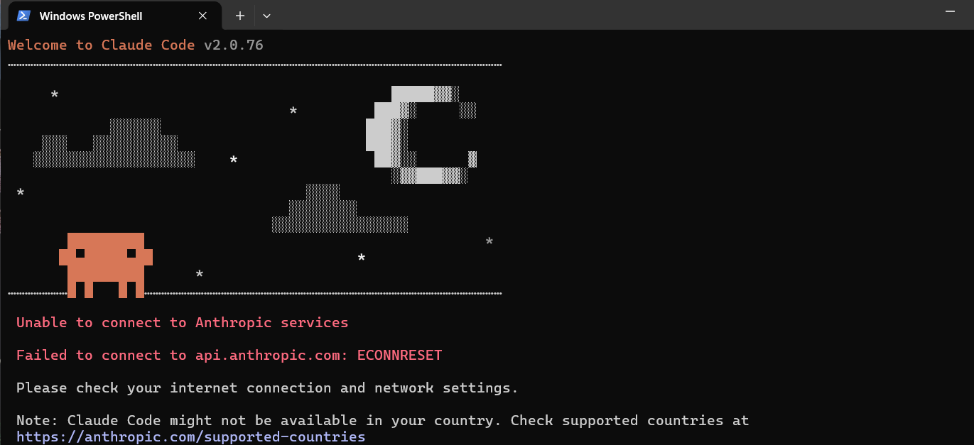 cc打开错误了，地区不支持 - 开发调优 - LINUX DO