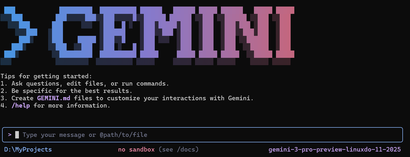 Gemini 3 Pro Linuxdo 定制版 个人定制版方法 - 搞七捻三 - LINUX DO