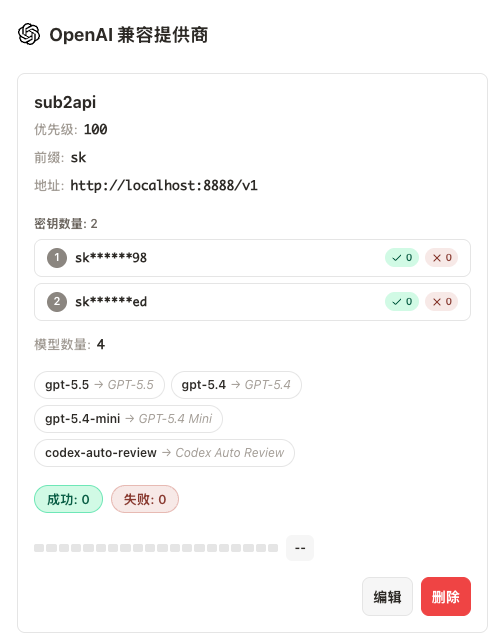 cpa 里的OpenAI 兼容提供商是不是不能在 codex 里面用 - 搞七捻三 - LINUX DO