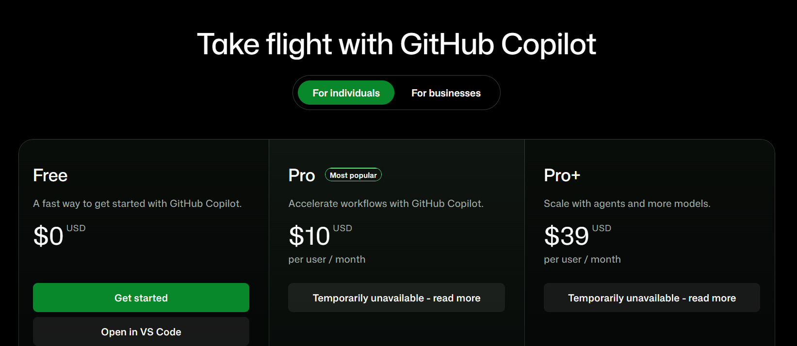 GitHub Copilot Pro的OPUS系统下架了，Pro+ 还剩下 OPUS 4.7 - 开发调优 - LINUX DO