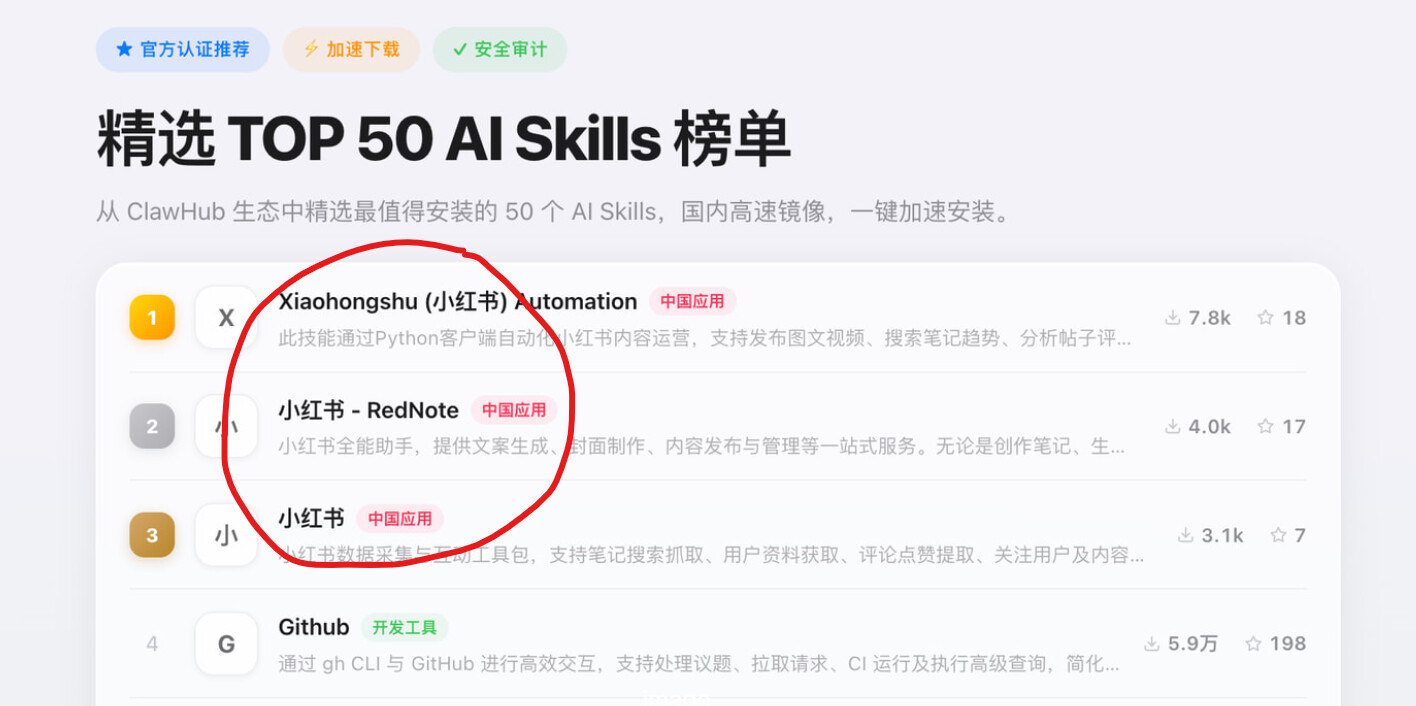 腾讯搞了个 SkillHub 号称 ：专为中国用户优化的Skills社区 - 前沿快讯 - LINUX DO