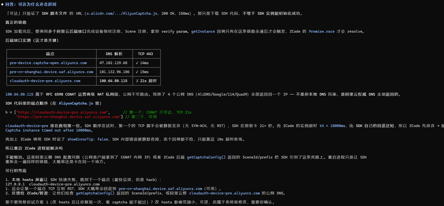 zcode卡验证码的问题解决方法Captcha instance timed out after 10000ms - 开发调优 - LINUX DO
