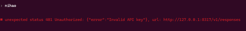 求助 cpa 接入codex 时出现401 Invalid API key的问题 - 搞七捻三 - LINUX DO